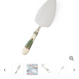 Spode Christmas Tree Pattern Cake Server discontinued